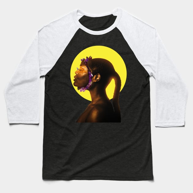 Peace portrait Baseball T-Shirt by Jackson Lester